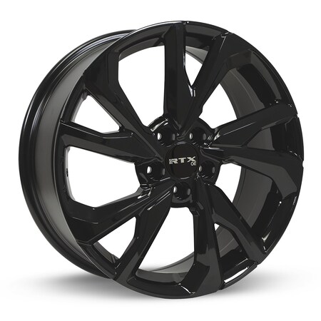 Rtx Alloy Wheel, Nikko 17x7.5 5x114.3 ET42 CB64.1 Gloss Black 082233